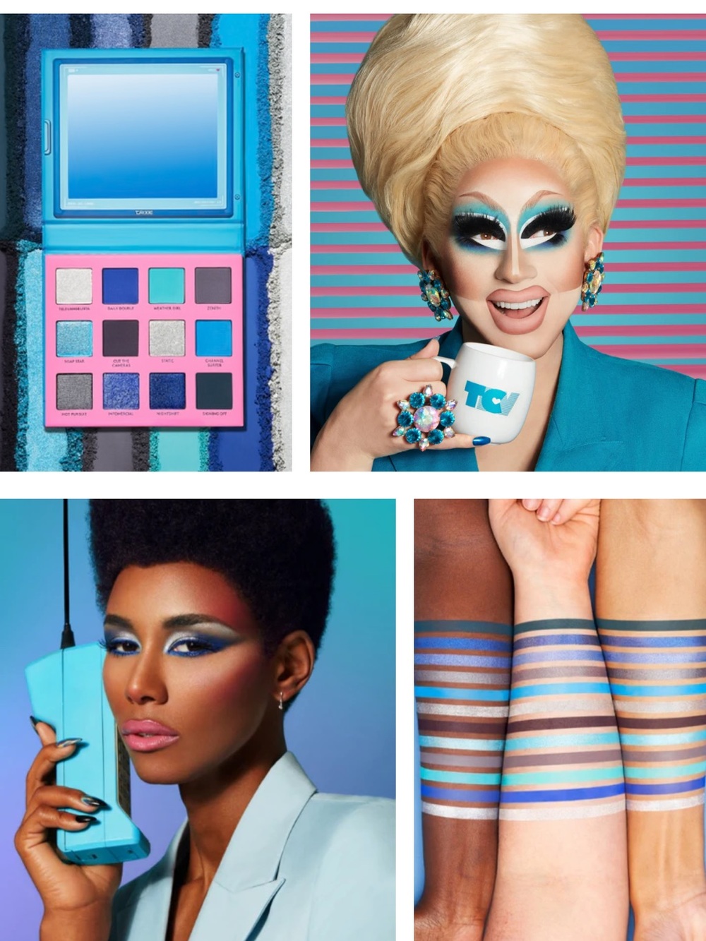 Trixie Cosmetics NIGHTTIME REALNESS 12 pan shadow + pressed pigment palette